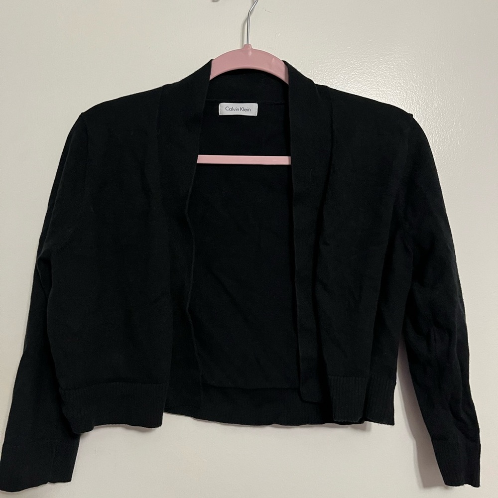 Calvin Klein Women's Classic Black Cardigan